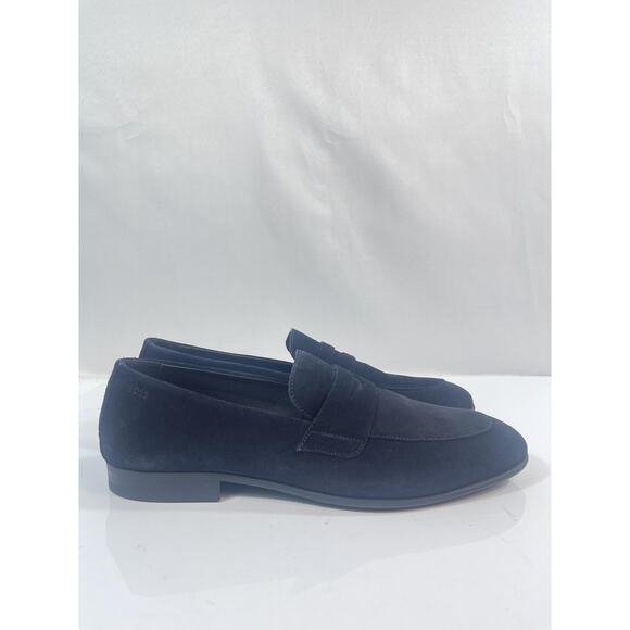 BOSS Shoes Mens Size 11 Blue Suede Gavrie_Loaf_sd Loafer Slip On Dress Oxford main image 11